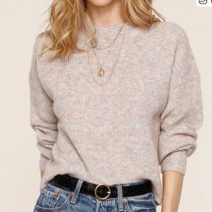 Heartloom Rainbow (Lavander) Esther Pullover Knitted Sweater